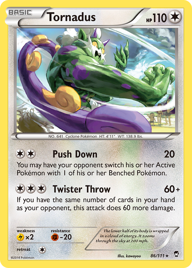 Tornadus (86/111) [XY: Furious Fists] | North of Exile Games