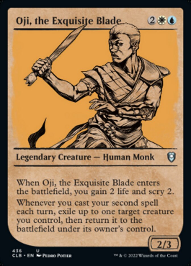 Oji, the Exquisite Blade (Showcase) [Commander Legends: Battle for Baldur's Gate] | North of Exile Games