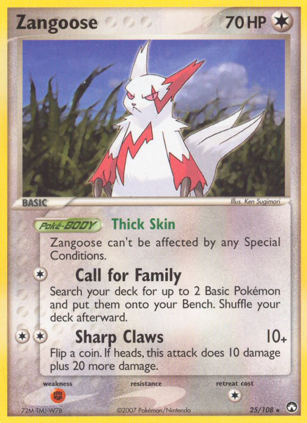 Zangoose (25/108) [EX: Power Keepers] | North of Exile Games