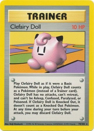 Clefairy Doll (70/102) [Base Set Unlimited] | North of Exile Games
