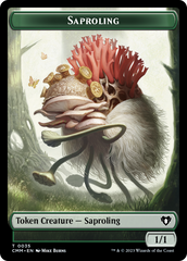 Saproling // Satyr Double-Sided Token [Commander Masters Tokens] | North of Exile Games