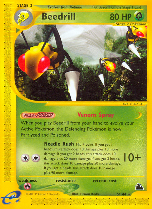 Beedrill (5/144) [Skyridge] | North of Exile Games