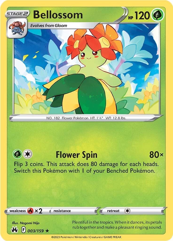 Bellossom (003/159) [Sword & Shield: Crown Zenith] | North of Exile Games