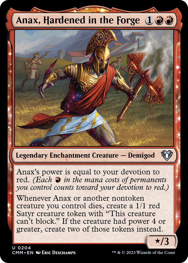 Anax, Hardened in the Forge [Commander Masters] | North of Exile Games