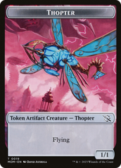 Soldier // Thopter Double-Sided Token [March of the Machine Tokens] | North of Exile Games