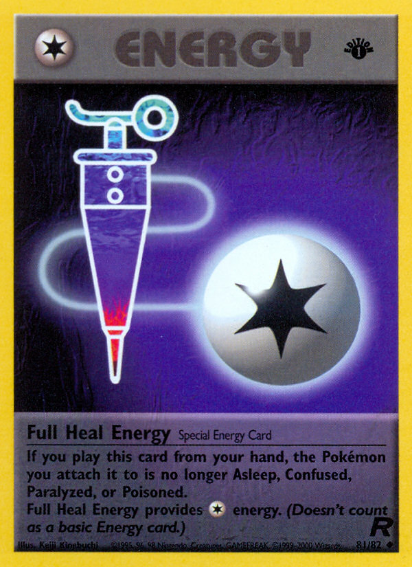 Full Heal Energy (81/82) [Team Rocket 1st Edition] | North of Exile Games