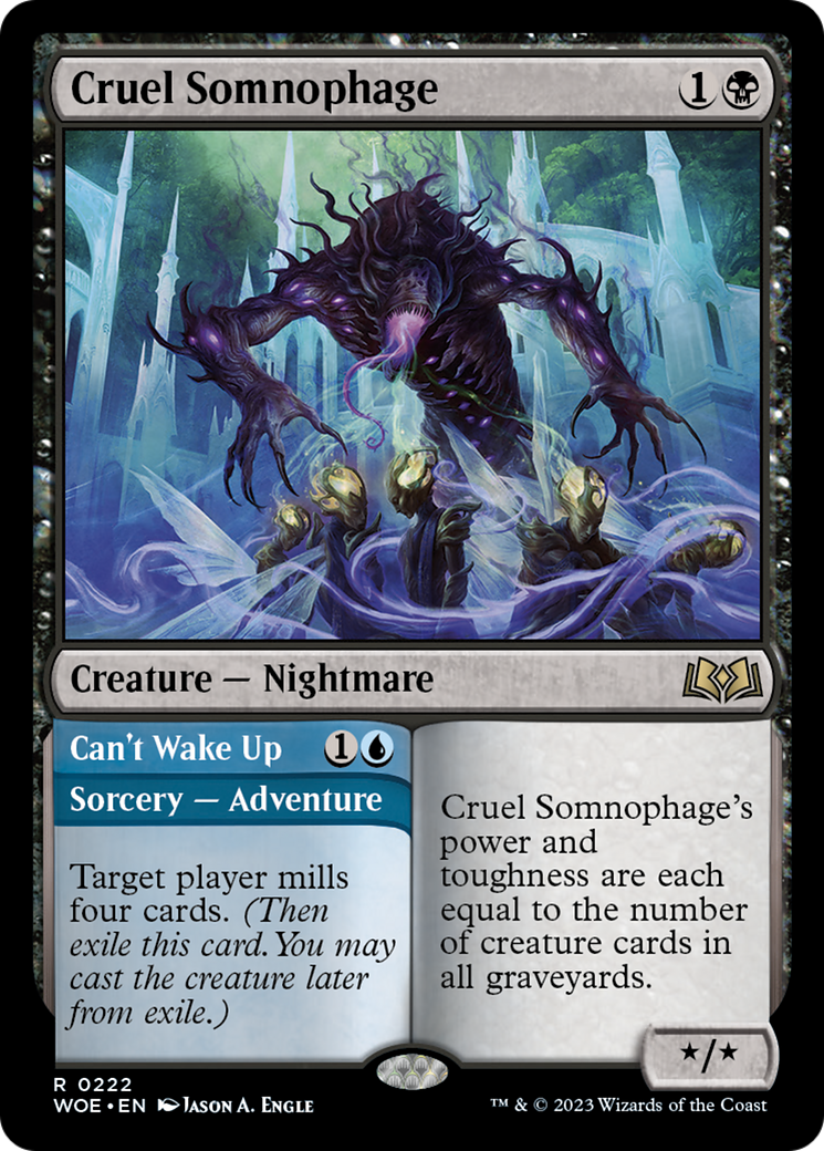 Cruel Somnophage // Can't Wake Up [Wilds of Eldraine] | North of Exile Games