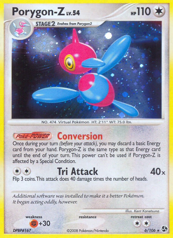 Porygon Z (6/106) (Theme Deck Exclusive) [Diamond & Pearl: Great Encounters] | North of Exile Games