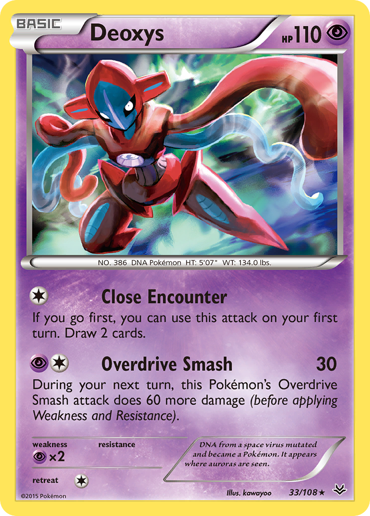 Deoxys (33/108) [XY: Roaring Skies] | North of Exile Games