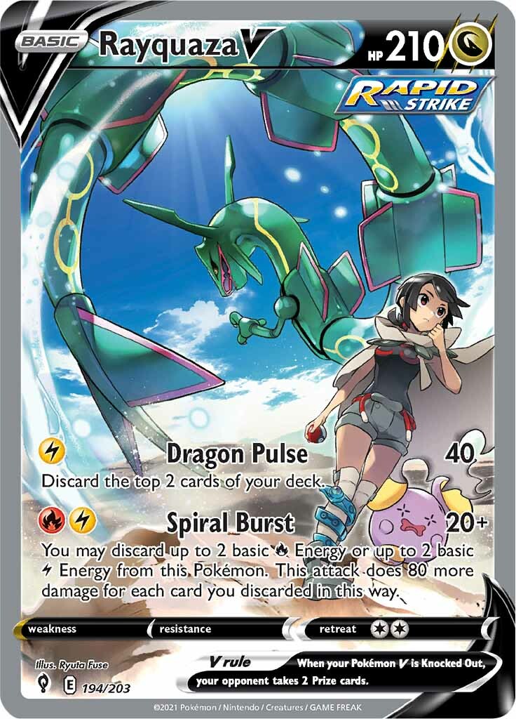 Rayquaza V (194/203) [Sword & Shield: Evolving Skies] | North of Exile Games