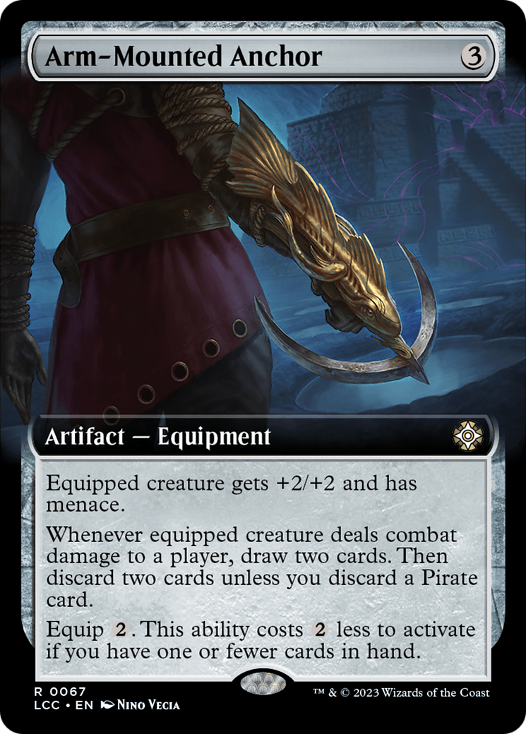 Arm-Mounted Anchor (Extended Art) [The Lost Caverns of Ixalan Commander] | North of Exile Games