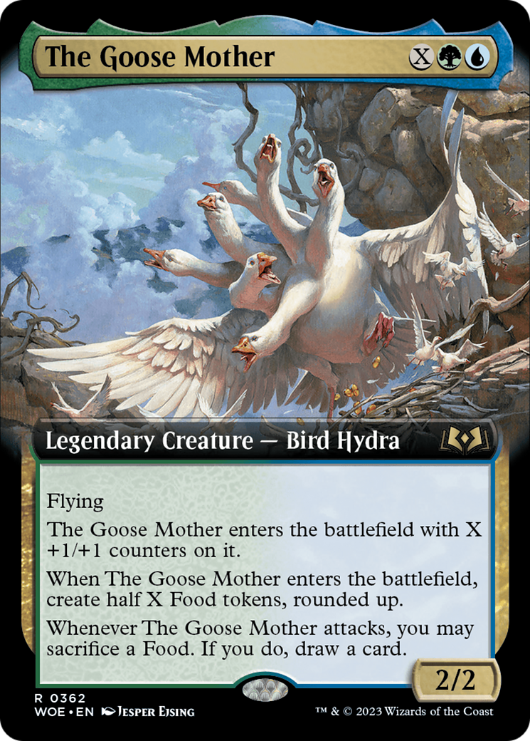 The Goose Mother (Extended Art) [Wilds of Eldraine] | North of Exile Games