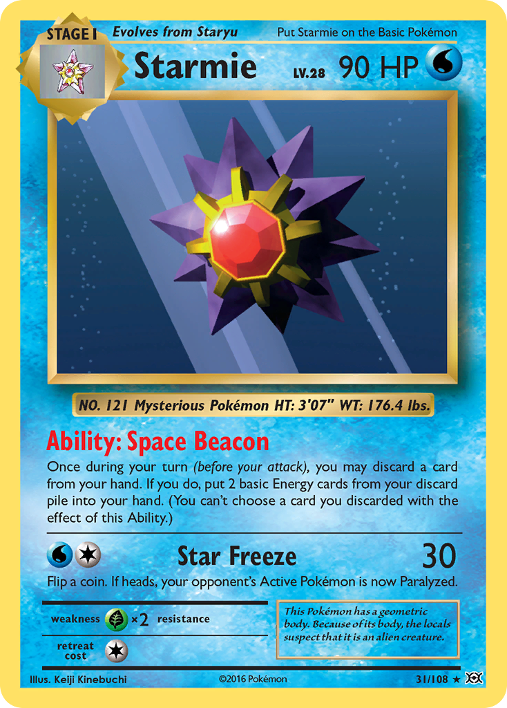 Starmie (31/108) [XY: Evolutions] | North of Exile Games