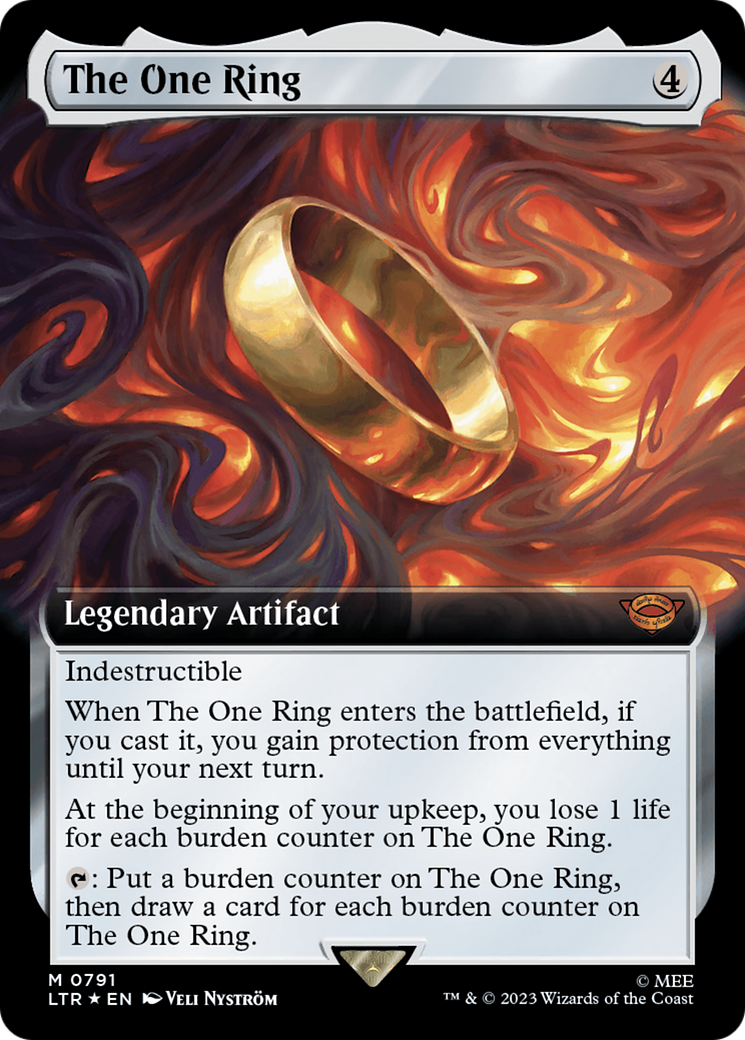 The One Ring (Extended Art) (Surge Foil) [The Lord of the Rings: Tales of Middle-Earth] | North of Exile Games