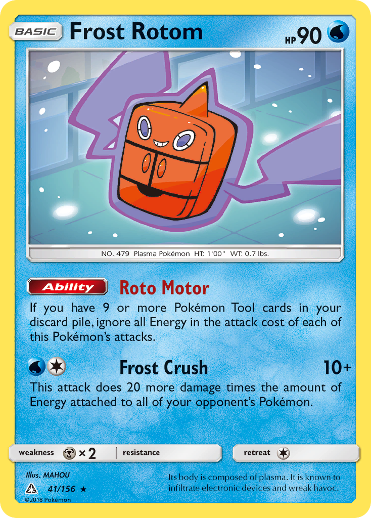 Frost Rotom (41/156) [Sun & Moon: Ultra Prism] | North of Exile Games