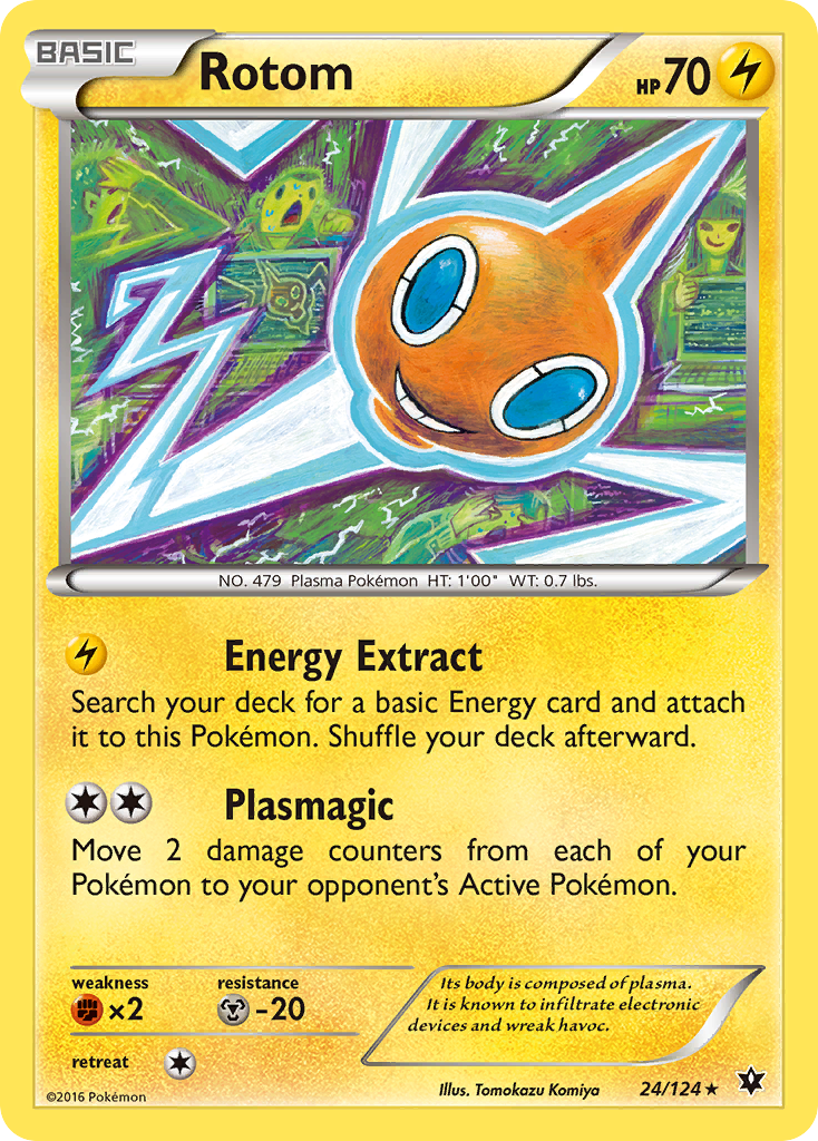 Rotom (24/124) [XY: Fates Collide] | North of Exile Games