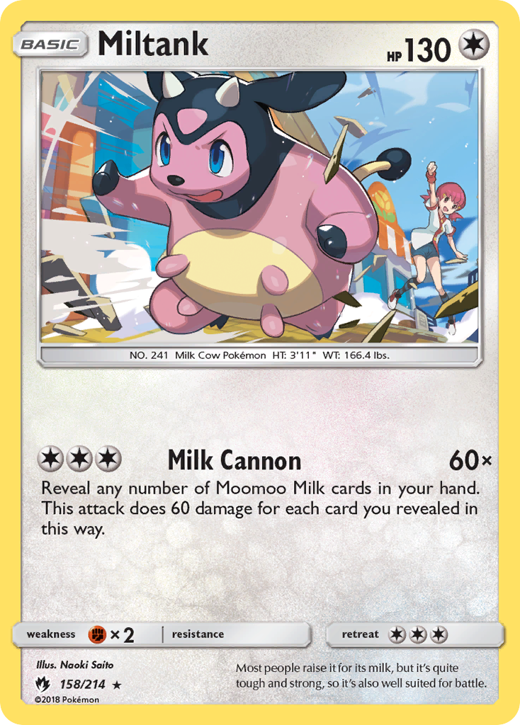 Miltank (158/214) [Sun & Moon: Lost Thunder] | North of Exile Games