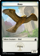 Bird // Angel (0003) Double-Sided Token [Ravnica Remastered Tokens] | North of Exile Games