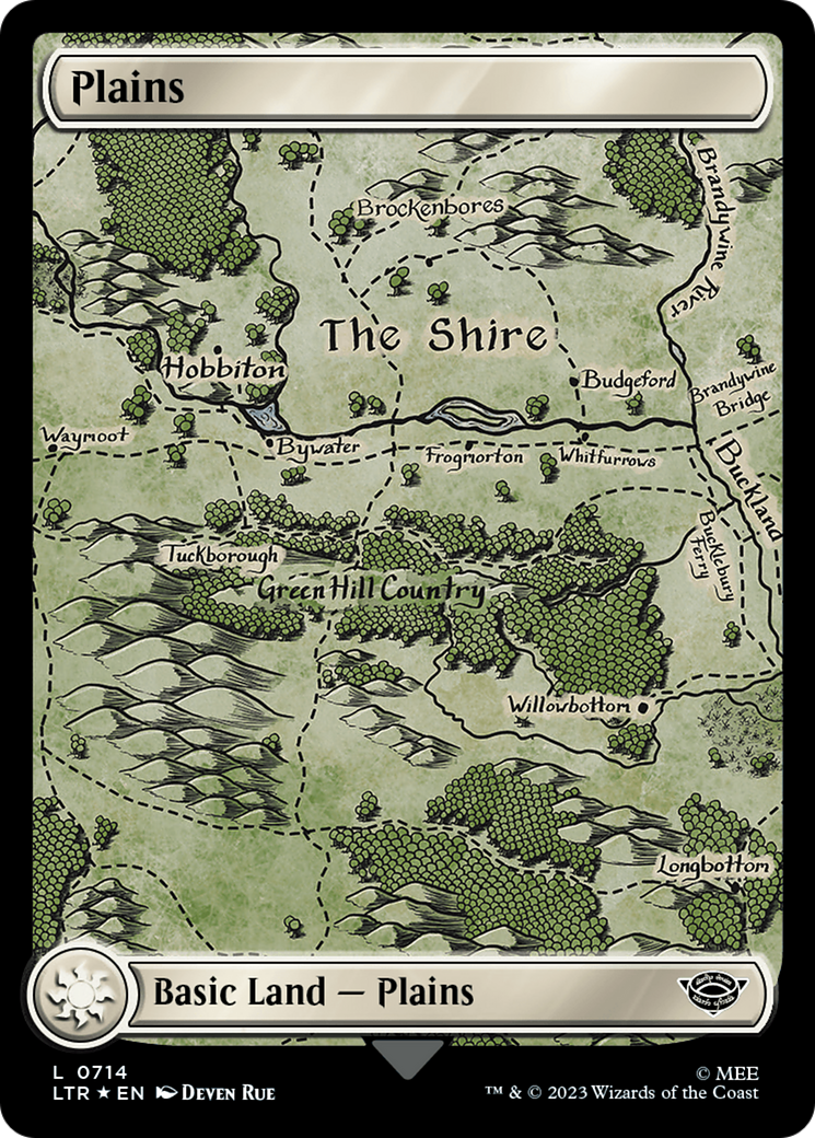 Plains (0714) (Surge Foil) [The Lord of the Rings: Tales of Middle-Earth] | North of Exile Games