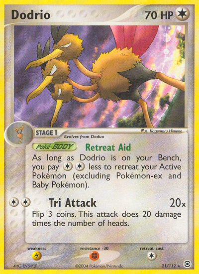 Dodrio (21/112) [EX: FireRed & LeafGreen] | North of Exile Games