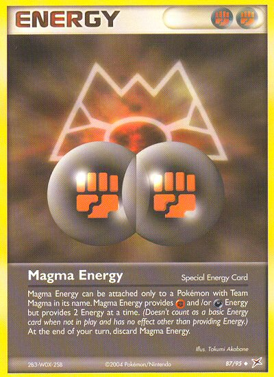 Magma Energy (87/95) [EX: Team Magma vs Team Aqua] | North of Exile Games