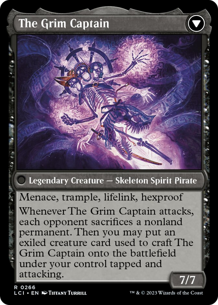 Throne of the Grim Captain // The Grim Captain [The Lost Caverns of Ixalan] | North of Exile Games