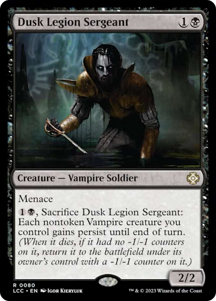 Dusk Legion Sergeant [The Lost Caverns of Ixalan Commander] | North of Exile Games