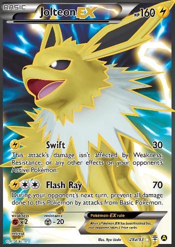 Jolteon EX (28a/83) (Alternate Art Promo) [XY: Generations] | North of Exile Games