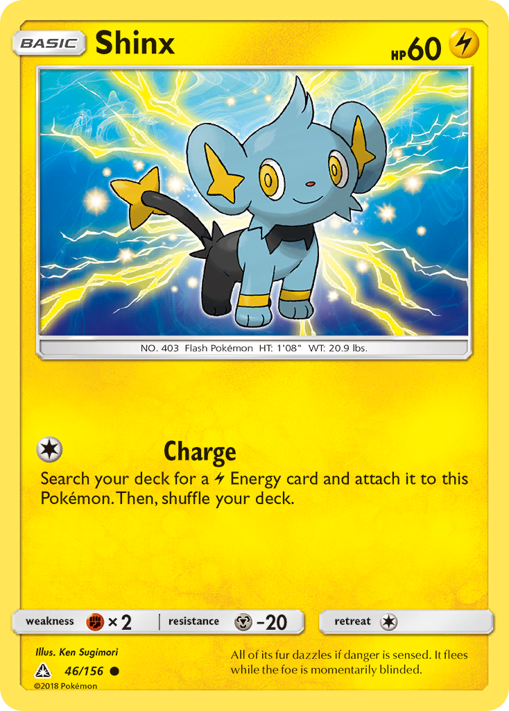 Shinx (46/156) [Sun & Moon: Ultra Prism] | North of Exile Games