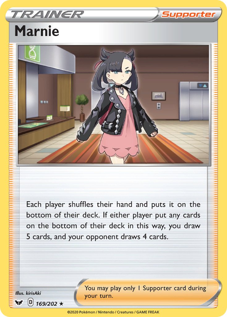 Marnie (169/202) (Theme Deck Exclusive) [Sword & Shield: Base Set] | North of Exile Games