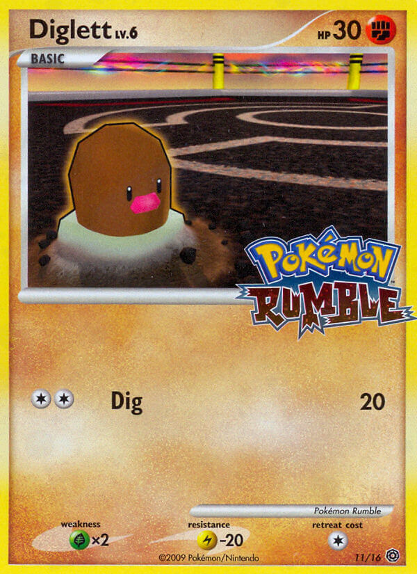 Diglett (11/16) [Pokémon Rumble] | North of Exile Games