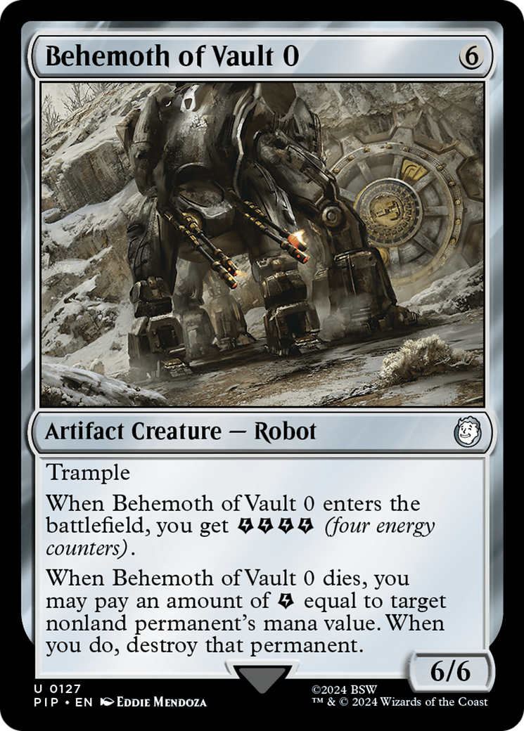Behemoth of Vault 0 [Fallout] | North of Exile Games