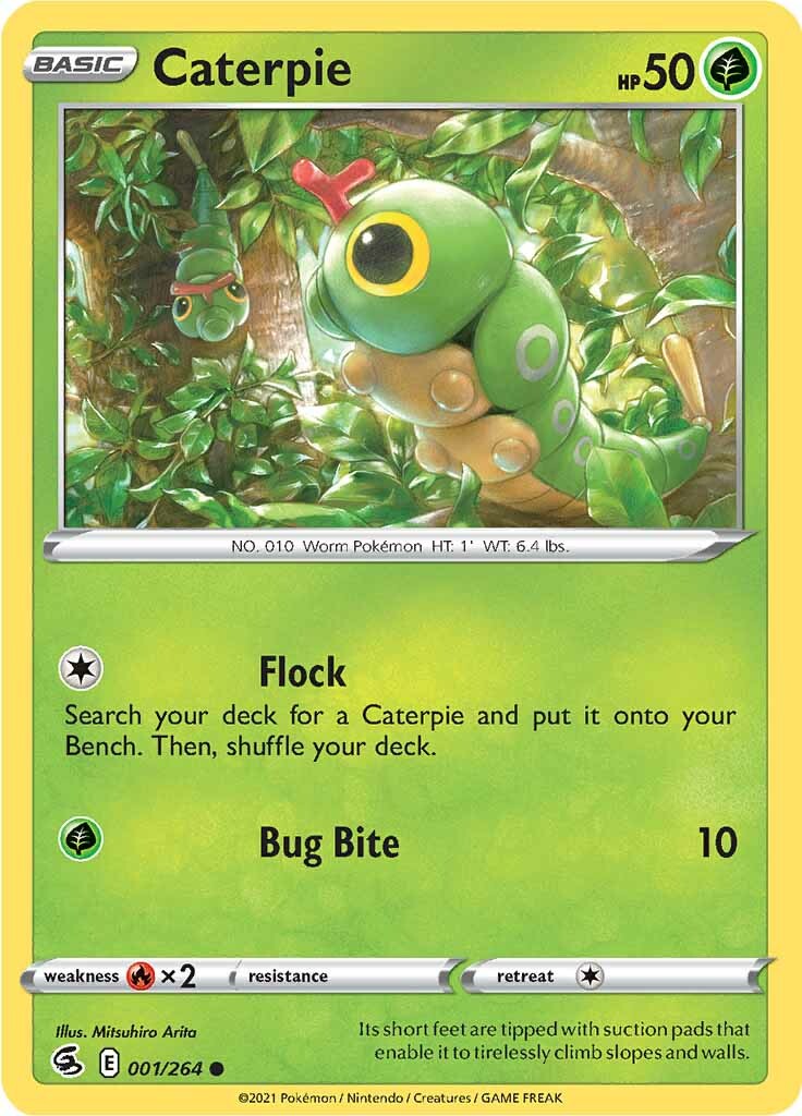 Caterpie (001/264) [Sword & Shield: Fusion Strike] | North of Exile Games