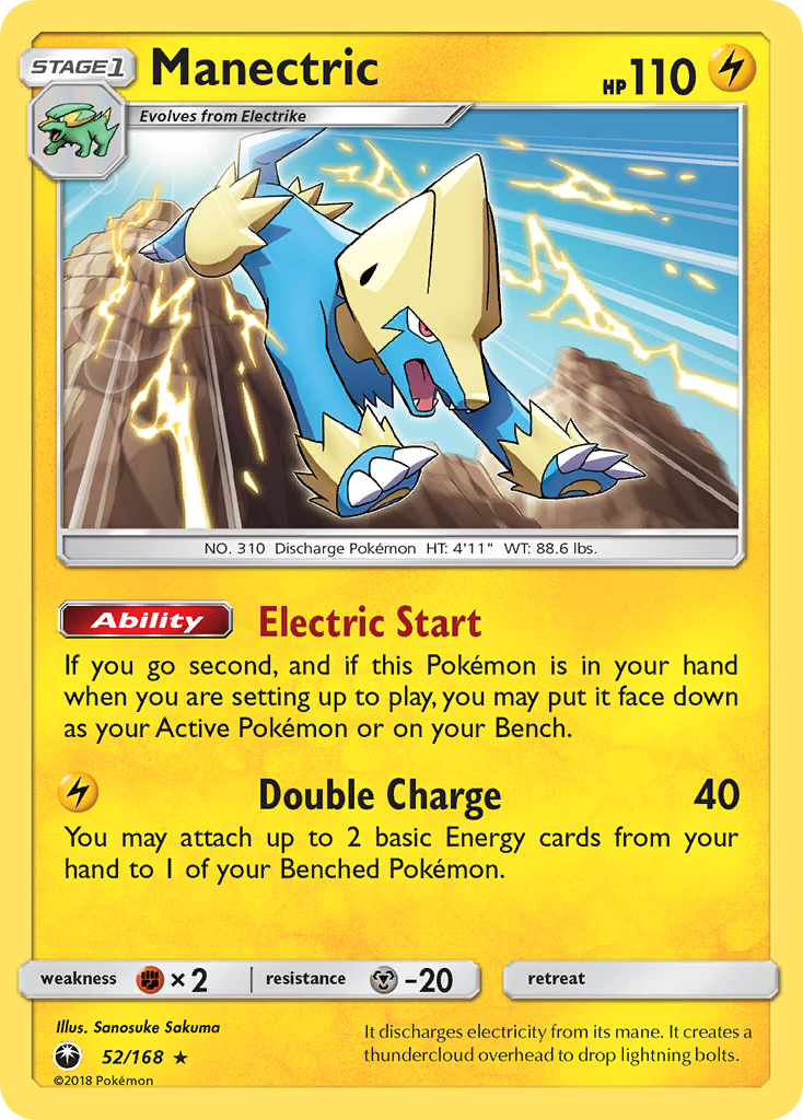 Manectric (52/168) [Sun & Moon: Celestial Storm] | North of Exile Games