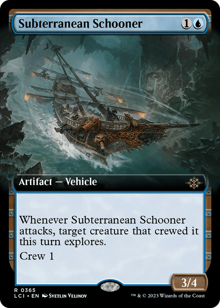 Subterranean Schooner (Extended Art) [The Lost Caverns of Ixalan] | North of Exile Games