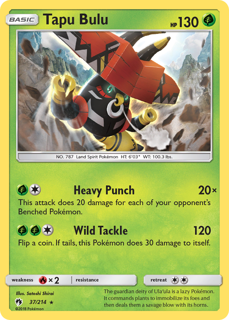 Tapu Bulu (37/214) [Sun & Moon: Lost Thunder] | North of Exile Games
