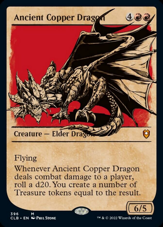 Ancient Copper Dragon (Showcase) [Commander Legends: Battle for Baldur's Gate] | North of Exile Games