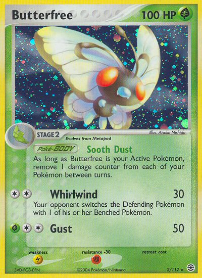 Butterfree (2/112) [EX: FireRed & LeafGreen] | North of Exile Games