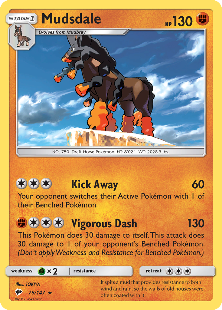 Mudsdale (78/147) [Sun & Moon: Burning Shadows] | North of Exile Games