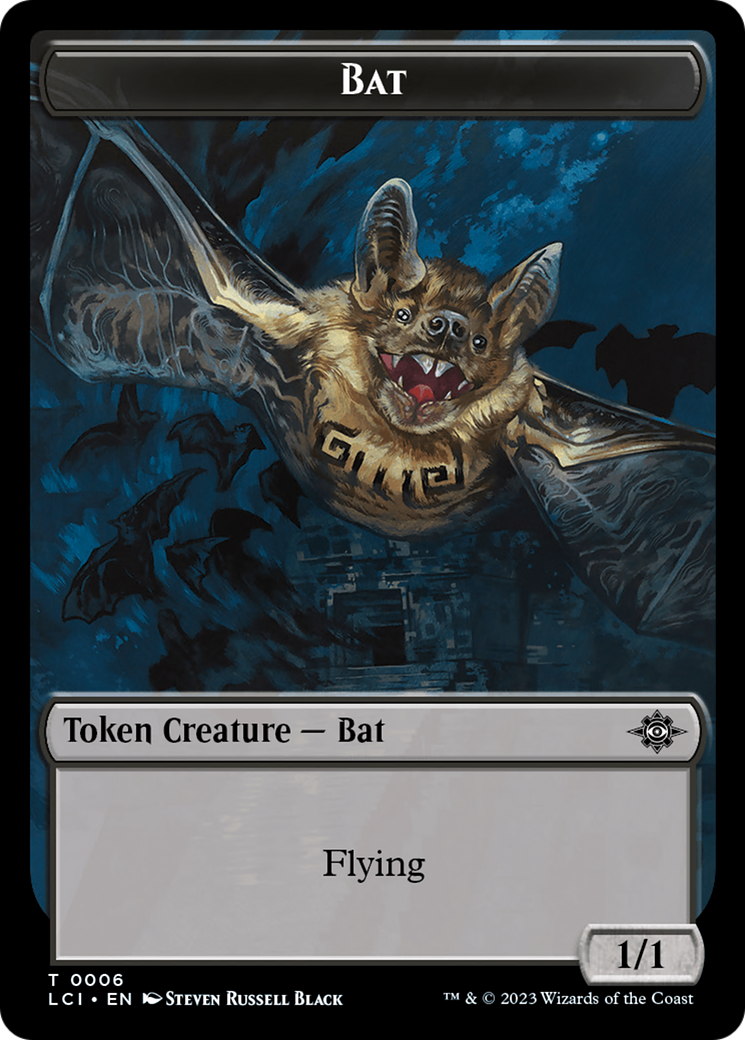 Gnome // Bat Double-Sided Token [The Lost Caverns of Ixalan Tokens] | North of Exile Games