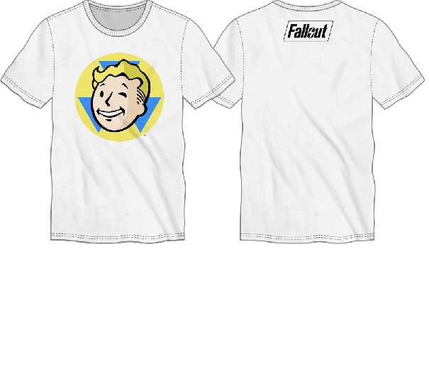 t-shirt: FALLOUT - Vault boy Men's Tee | North of Exile Games