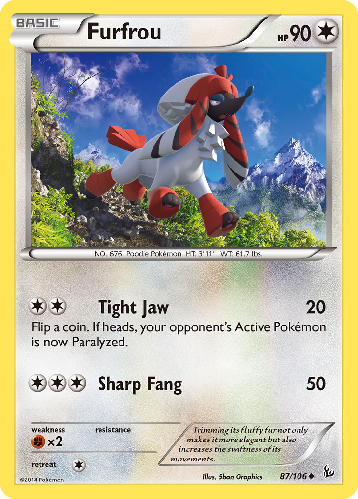 Furfrou (87/106) [XY: Flashfire] | North of Exile Games