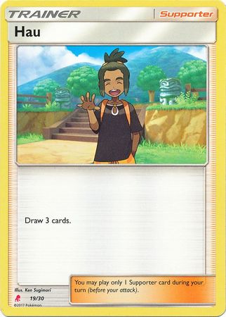 Hau (19/30) [Sun & Moon: Trainer Kit - Lycanroc] | North of Exile Games