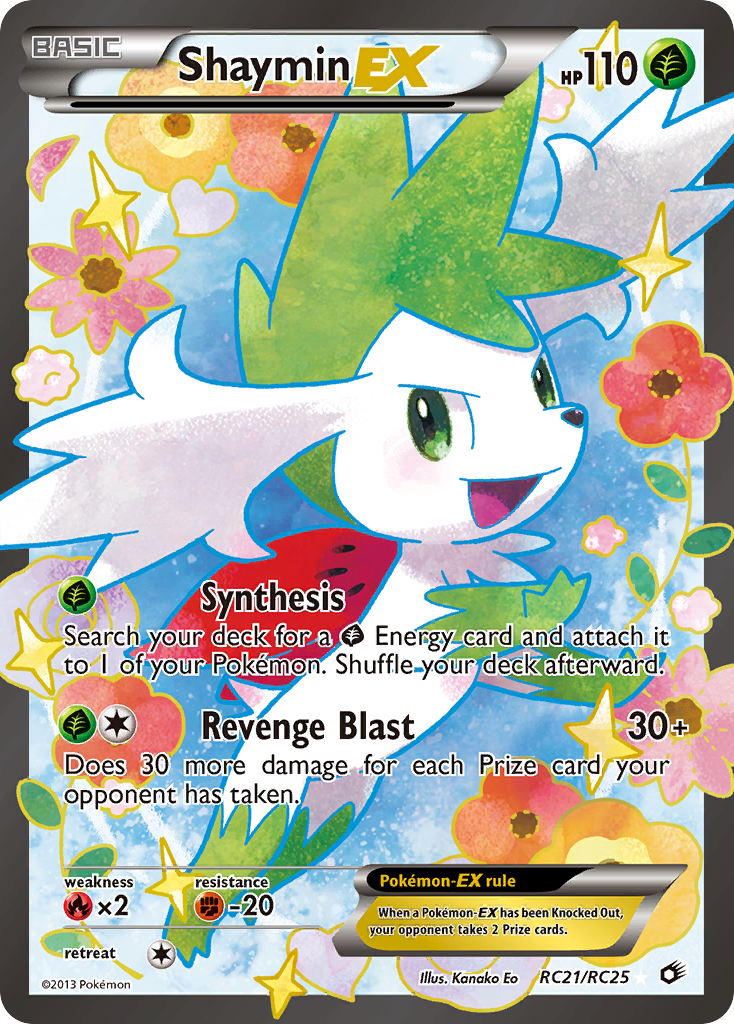Shaymin EX (RC21/RC25) [Black & White: Legendary Treasures] | North of Exile Games