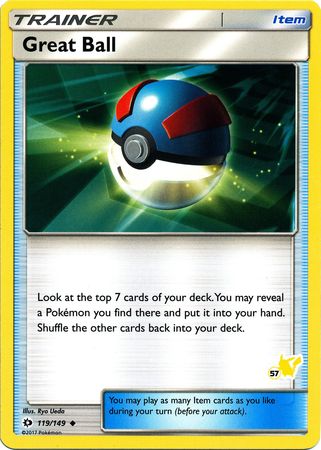 Great Ball (119/149) (Pikachu Stamp #57) [Battle Academy 2020] | North of Exile Games