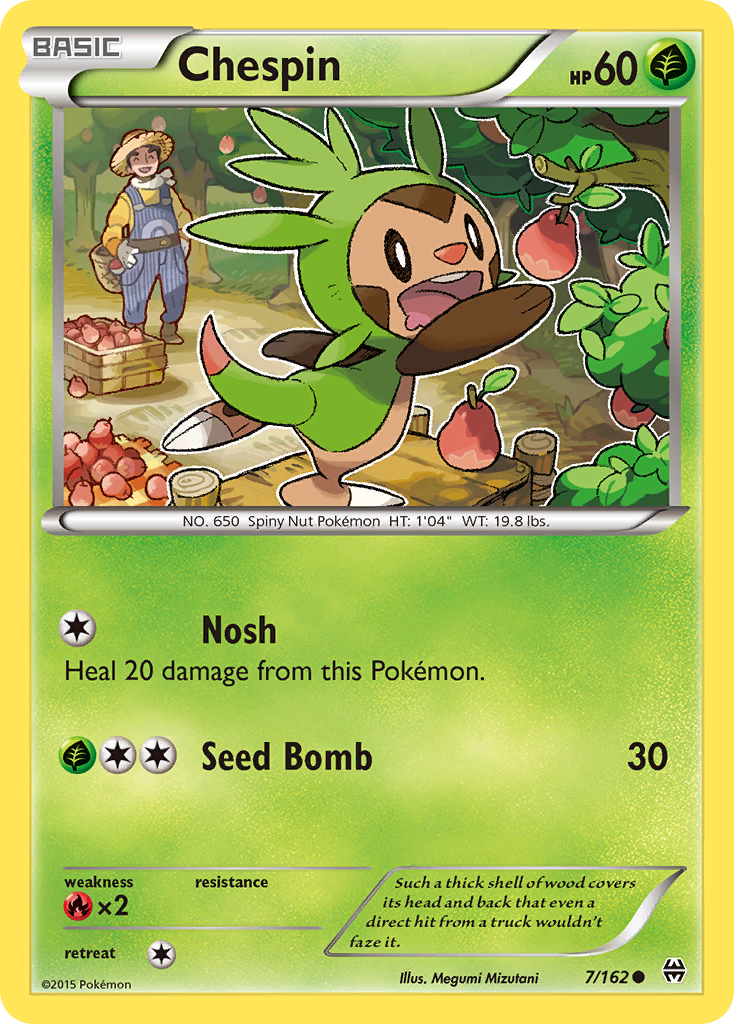 Chespin (7/162) [XY: BREAKthrough] | North of Exile Games