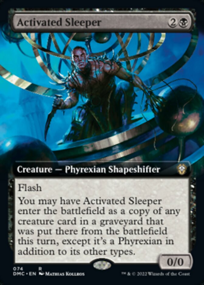 Activated Sleeper (Extended Art) [Dominaria United Commander] | North of Exile Games