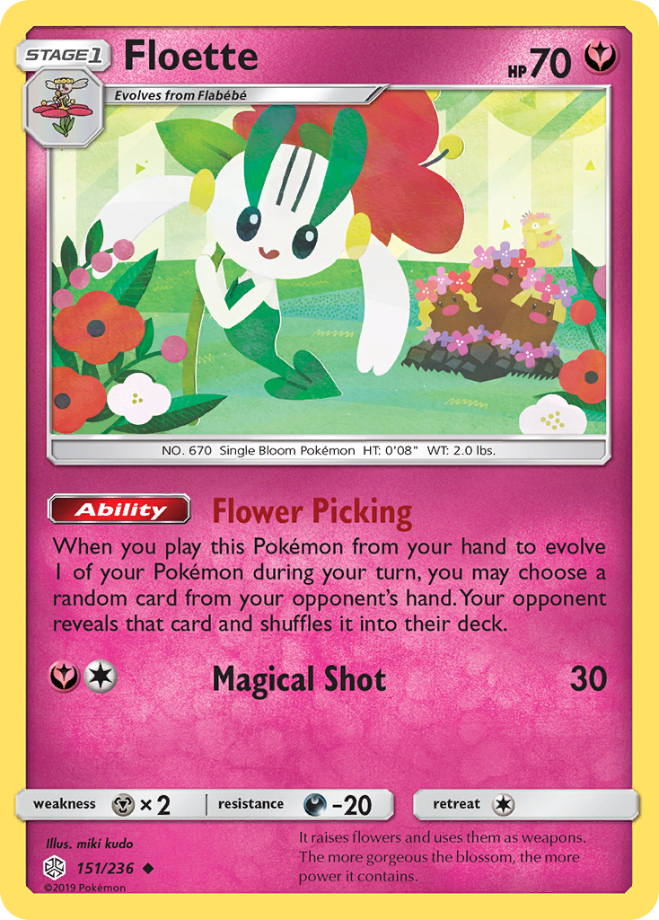 Floette (151/236) [Sun & Moon: Cosmic Eclipse] | North of Exile Games