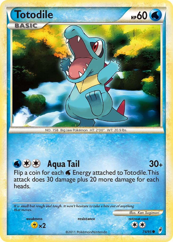 Totodile (74/95) [HeartGold & SoulSilver: Call of Legends] | North of Exile Games