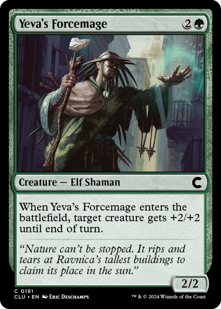 Yeva's Forcemage [Ravnica: Clue Edition] | North of Exile Games
